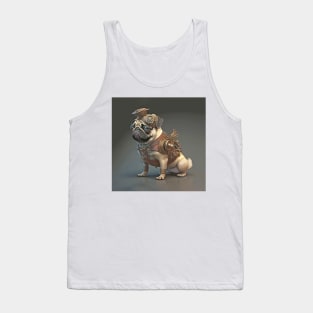 Steampunk Pug Dog Tank Top